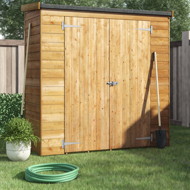 WFX Utility 6 ft. W x 3 ft. D Solid Wood Garden Shed & Reviews
